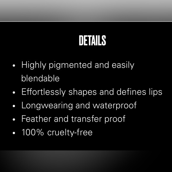 Uoma Badass MF Matte Filler Lip Liner - BNIB- shade: Ross - Picture 2 of 2